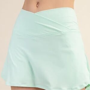 New In Sage Green Skort